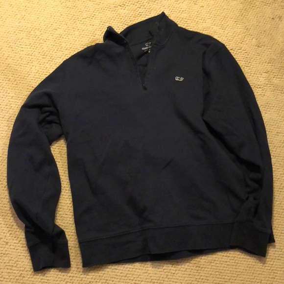 Vineyard Vines Other - Vineyard Vines Men Medium Navy Quarter Zip